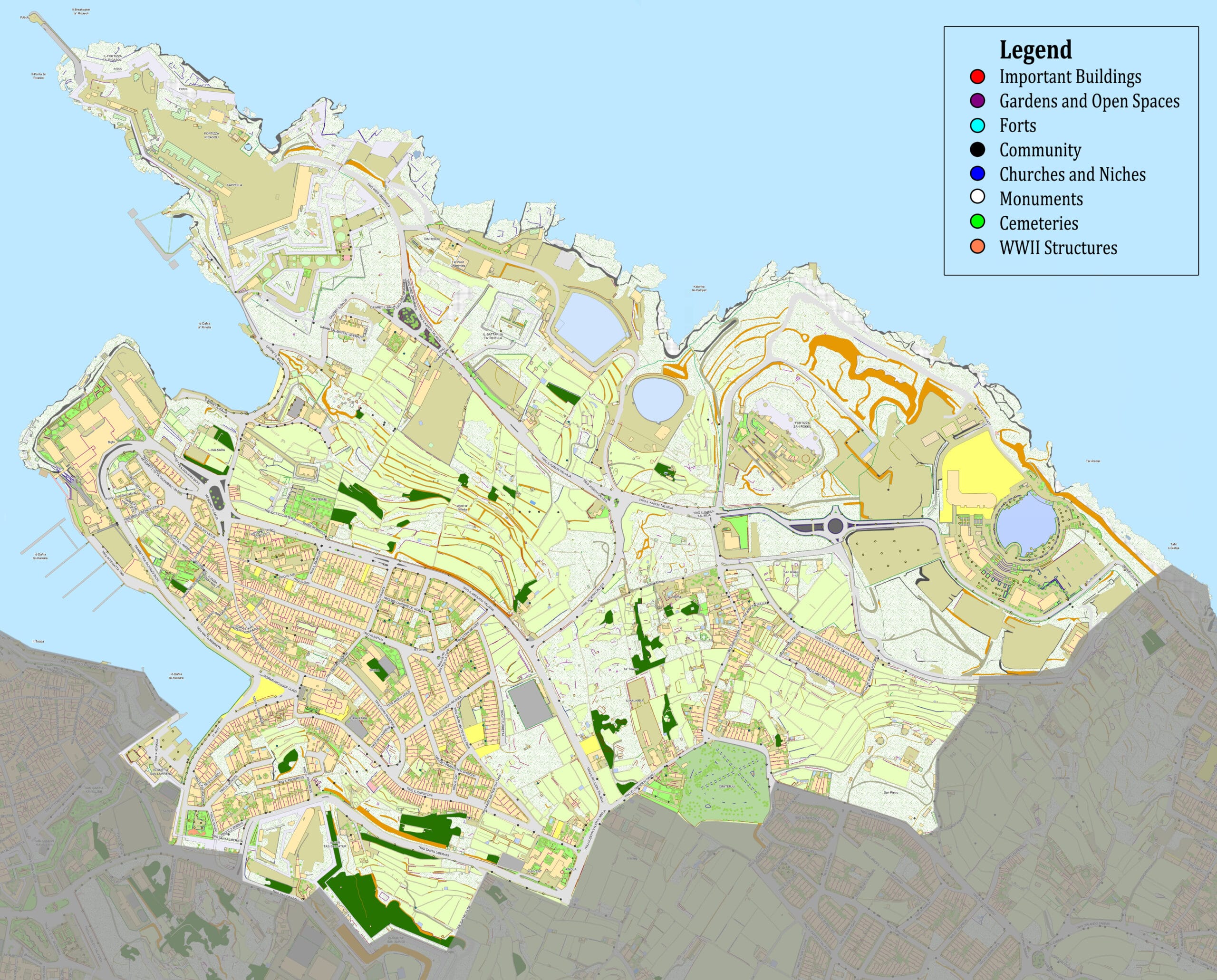Kalkara GIS Map